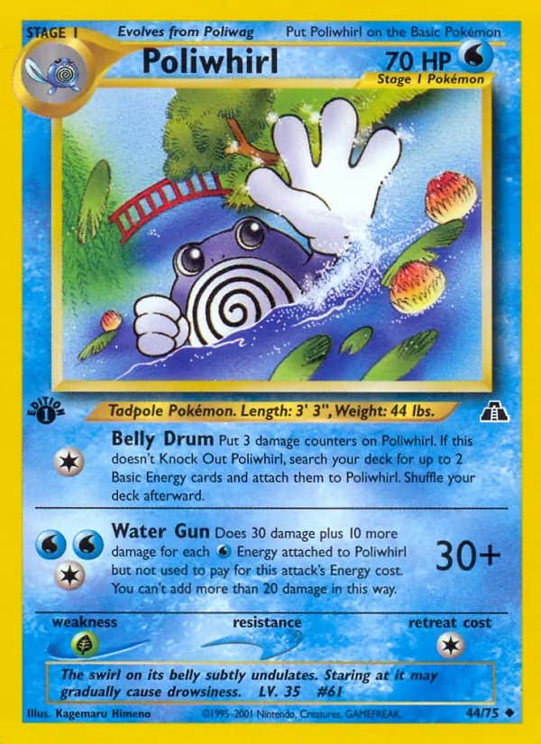 Poliwhirl 44/75, Neo Discovery
