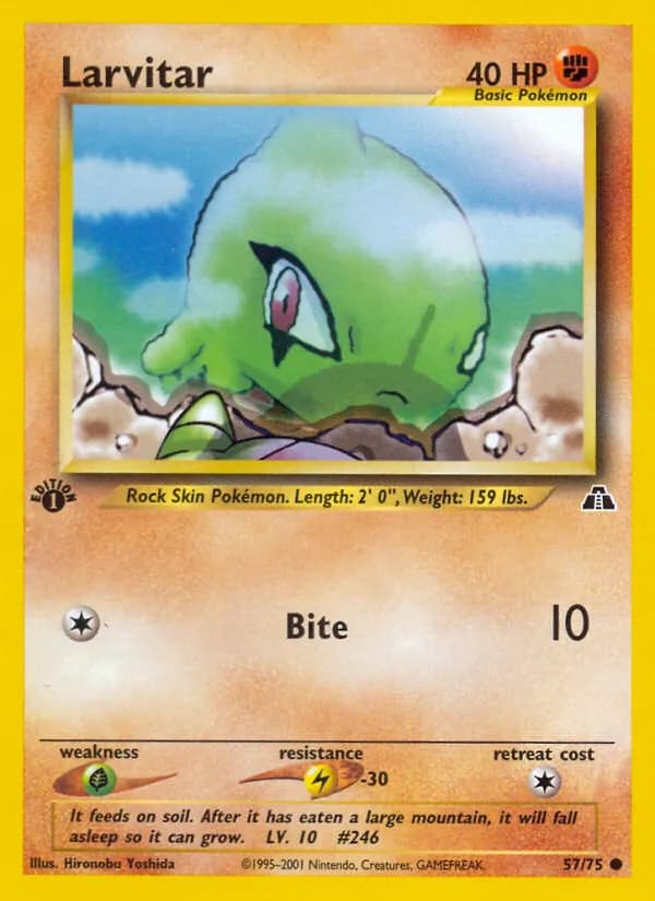 Larvitar 57/75, Neo Discovery