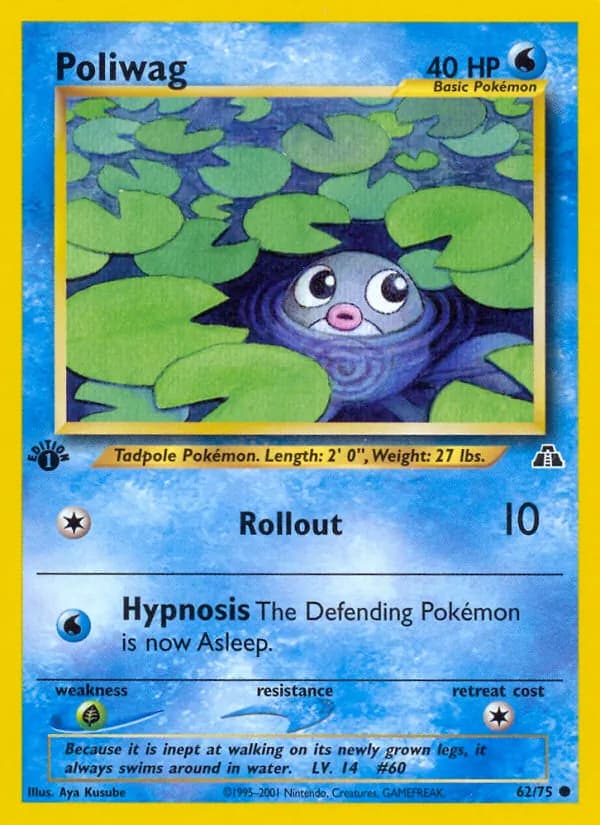 Poliwag 62/75, Neo Discovery
