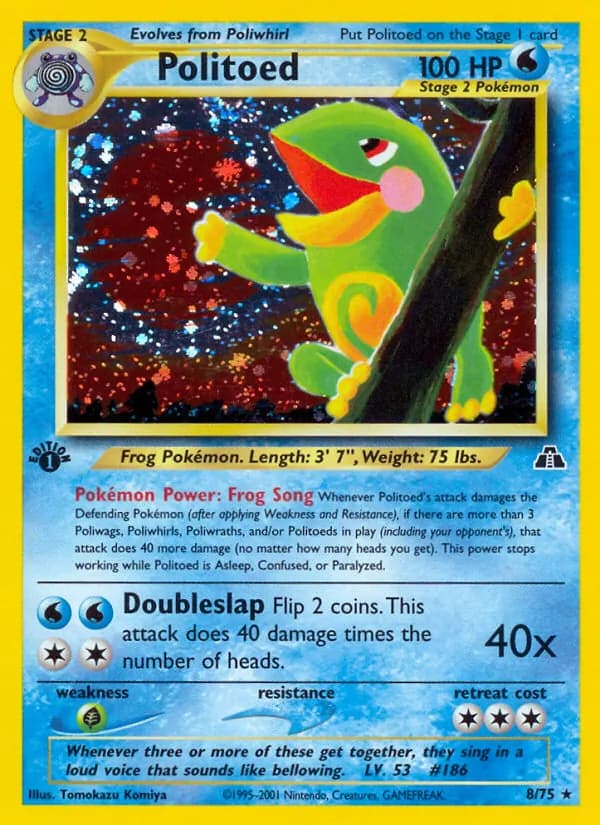 Politoed 8/75, Neo Discovery