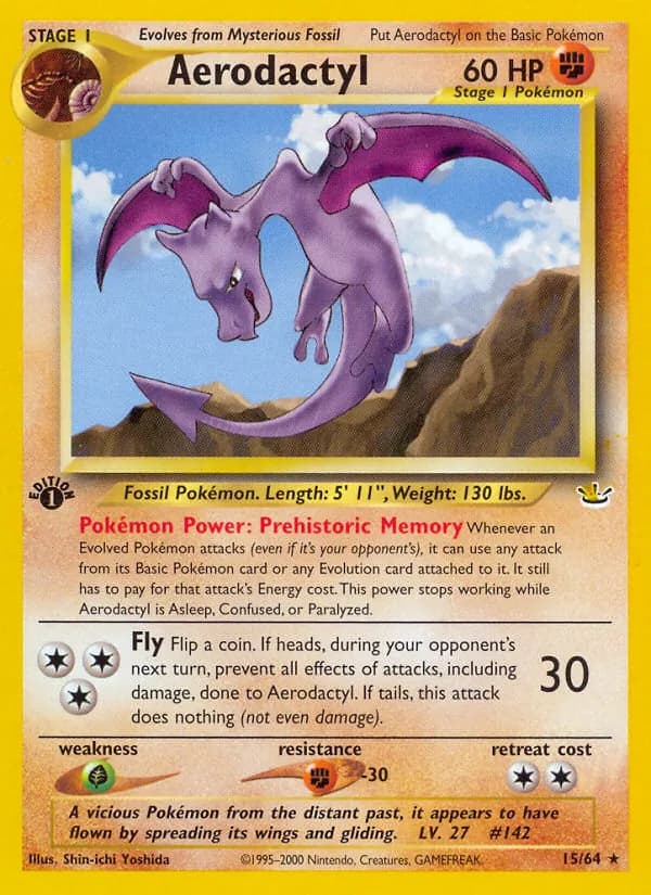 Aerodactyl 15/64, Neo Revelation