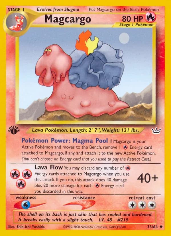 Magcargo 33/64, Neo Revelation