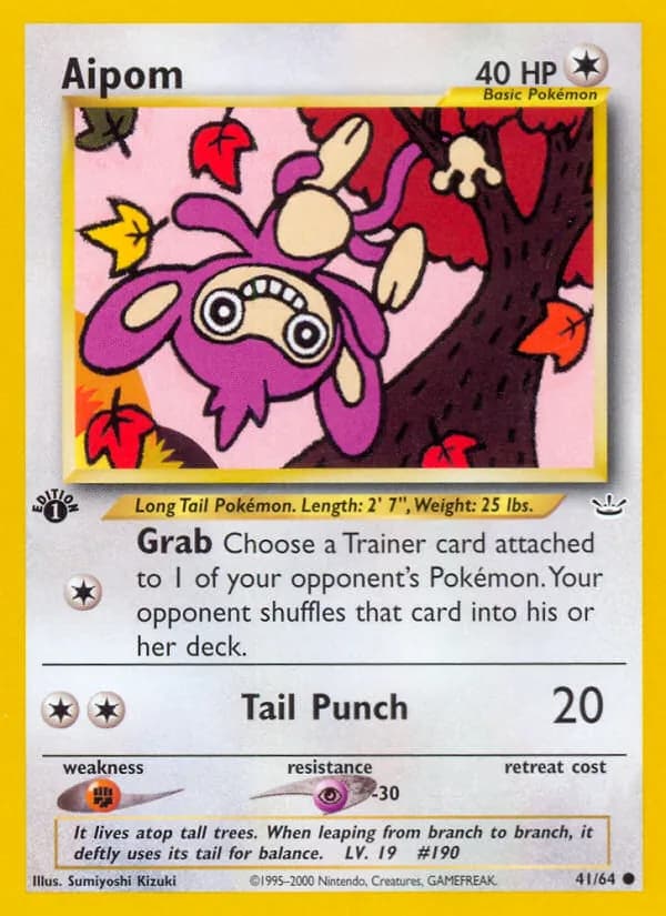 Aipom 41/64, Neo Revelation