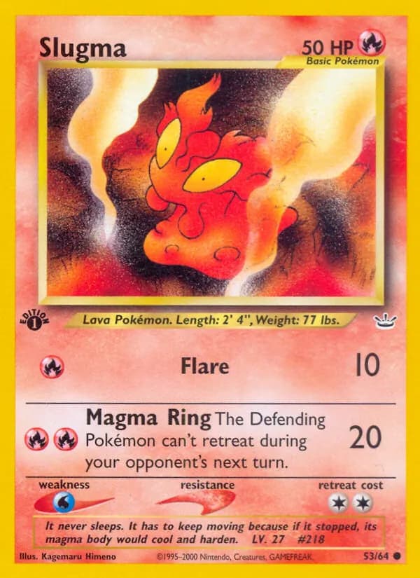 Slugma 53/64, Neo Revelation