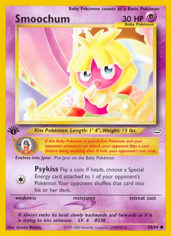 Smoochum 54/64, Neo Revelation