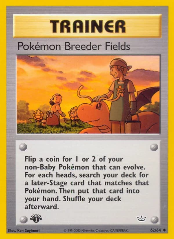 Pokémon Breeder Fields 62/64, Neo Revelation