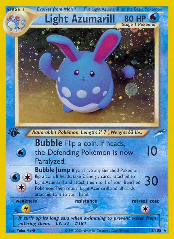 Light Azumarill 13/105, Neo Destiny