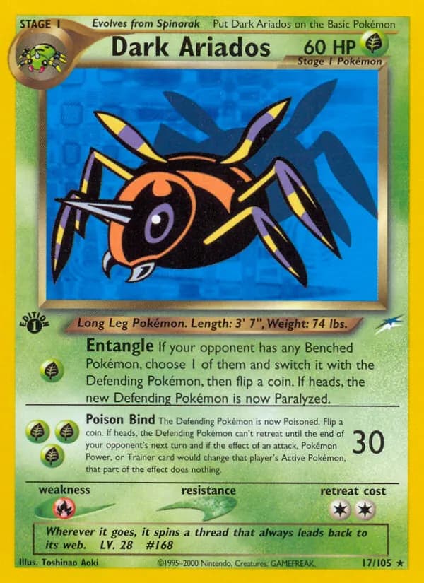 Dark Ariados 17/105, Neo Destiny