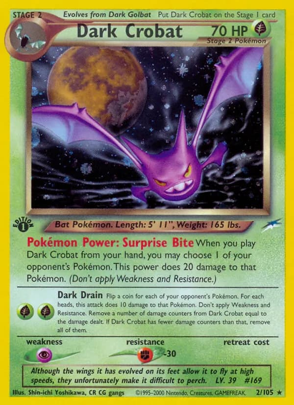 Dark Crobat 2/105, Neo Destiny