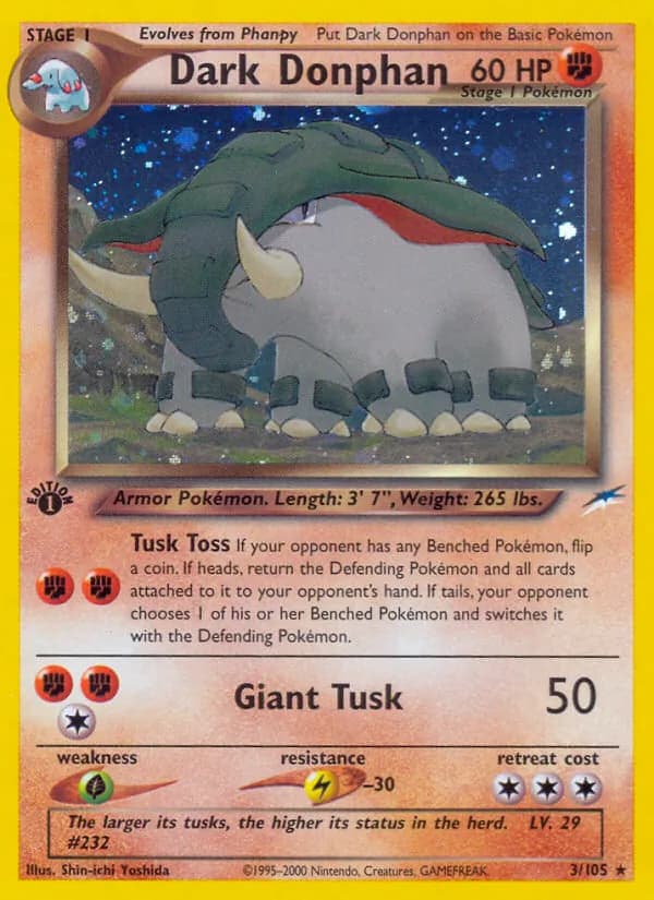 Dark Donphan 3/105, Neo Destiny