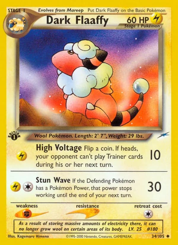 Dark Flaaffy 34/105, Neo Destiny