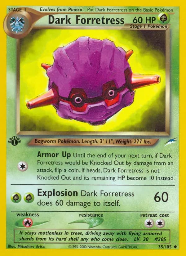 Dark Forretress 35/105, Neo Destiny