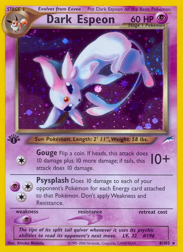 Dark Espeon 4/105, Neo Destiny