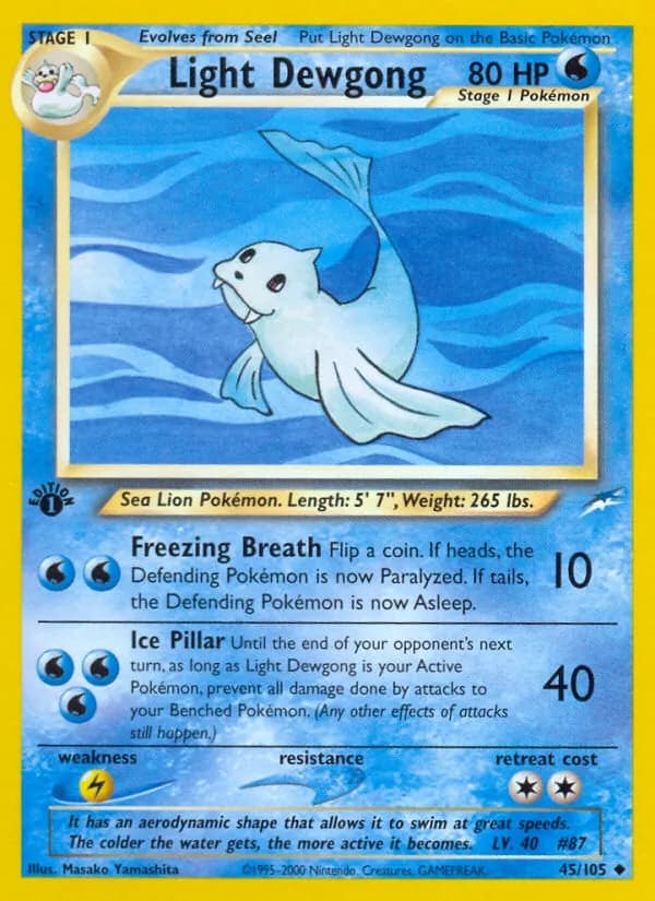 Light Dewgong 45/105, Neo Destiny