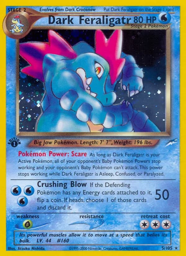 Dark Feraligatr 5/105, Neo Destiny