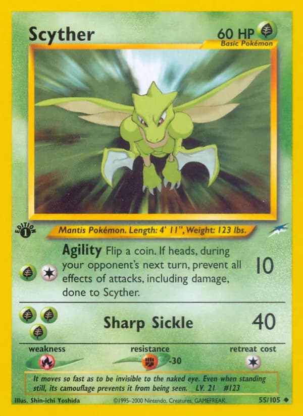 Scyther 55/105, Neo Destiny