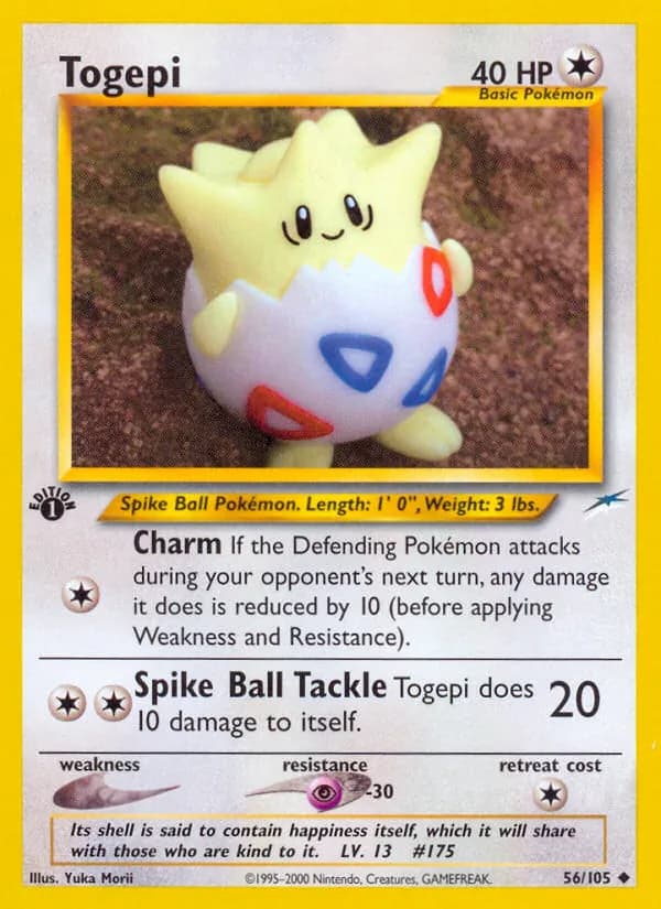 Togepi 56/105, Neo Destiny