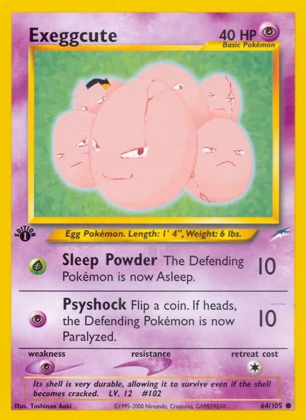 Exeggcute 64/105, Neo Destiny