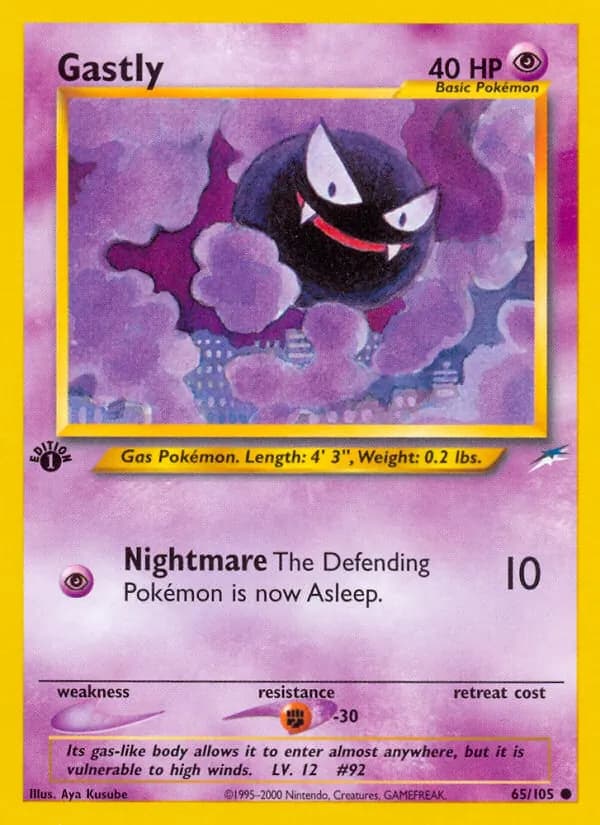 Gastly 65/105, Neo Destiny