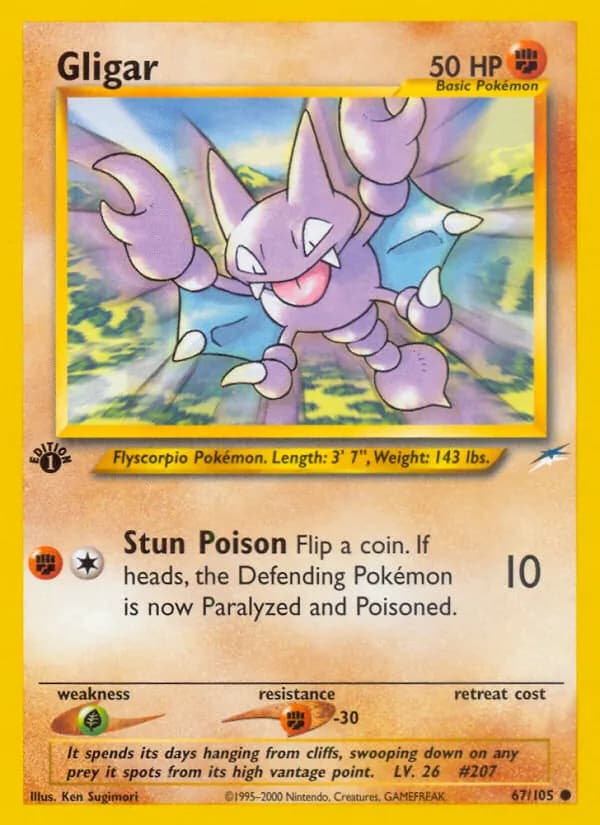 Gligar 67/105, Neo Destiny