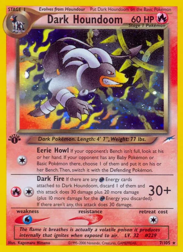 Dark Houndoom 7/105, Neo Destiny