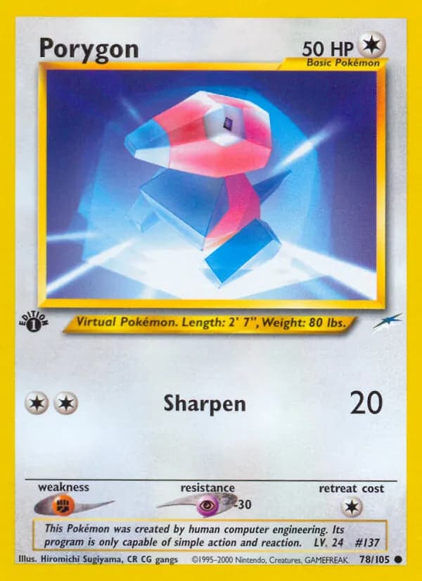 Porygon 78/105, Neo Destiny