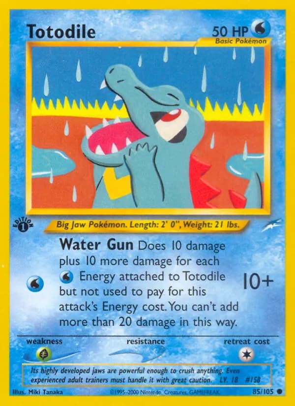 Totodile 85/105, Neo Destiny