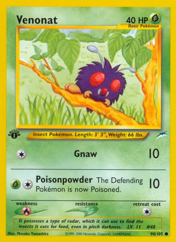 Venonat 90/105, Neo Destiny