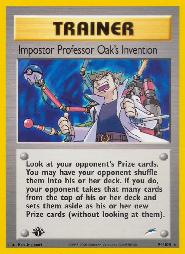 Impostor Professor Oak's Invention 94/105, Neo Destiny