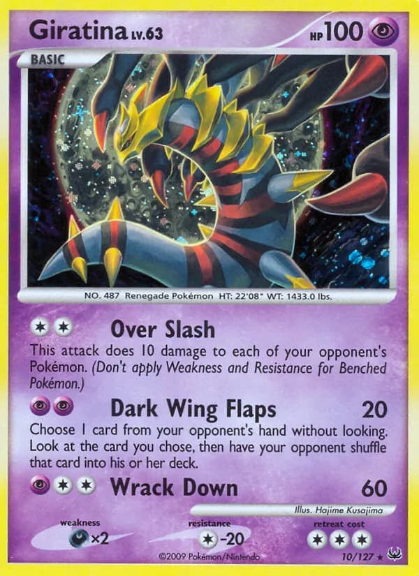 Giratina 10/127, Platinum
