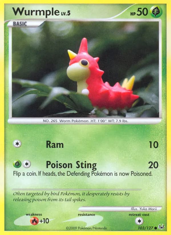 Wurmple 103/127, Platinum