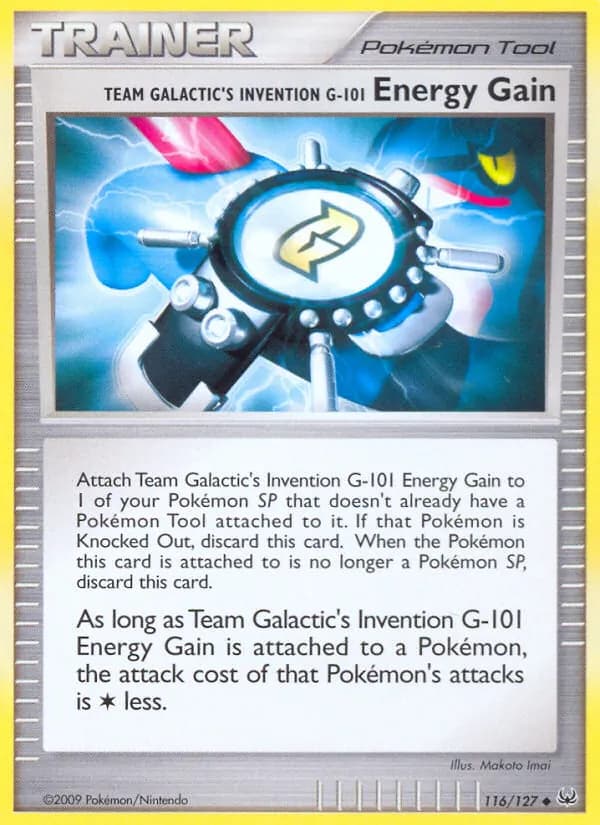 Team Galactic's Invention G-101 Energy Gain 116/127, Platinum