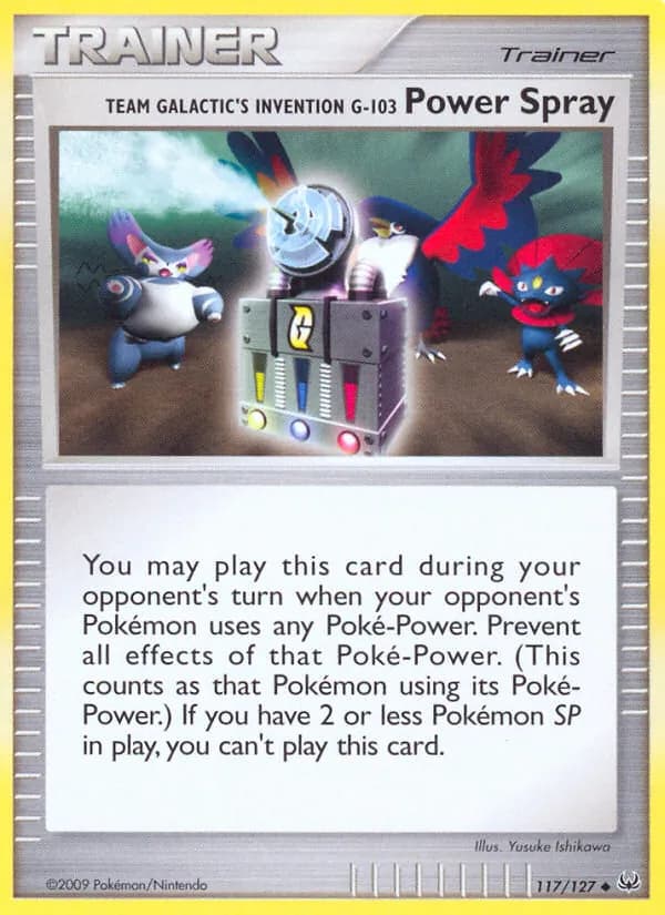 Team Galactic's Invention G-103 Power Spray 117/127, Platinum