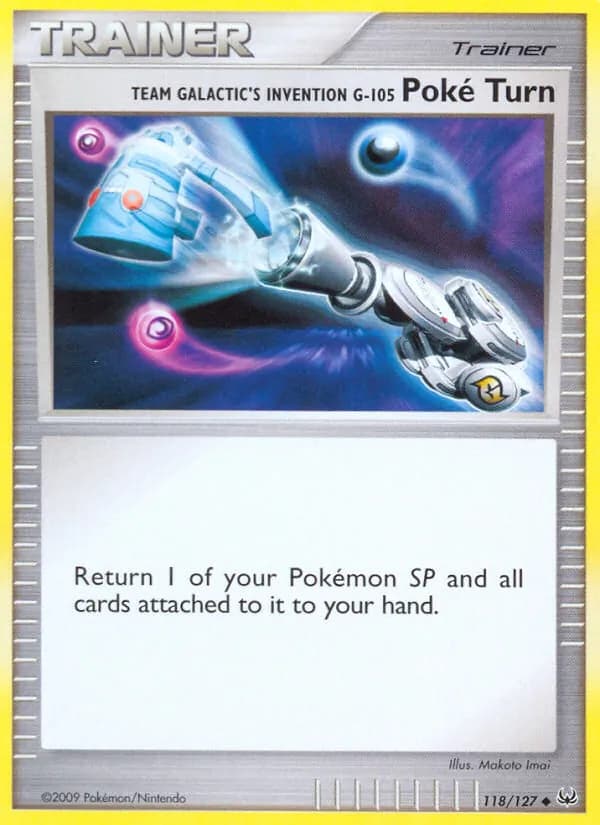 Team Galactic's Invention G-105 Poké Turn 118/127, Platinum