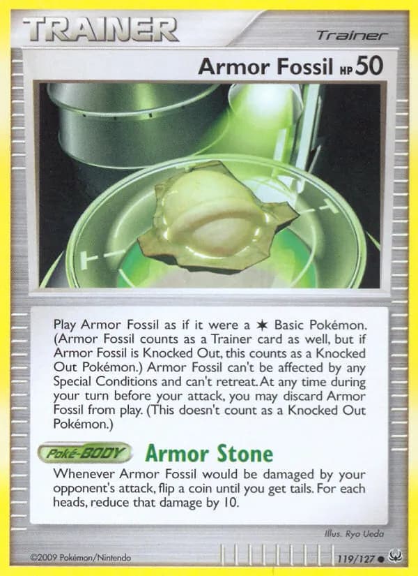 Armor Fossil 119/127, Platinum