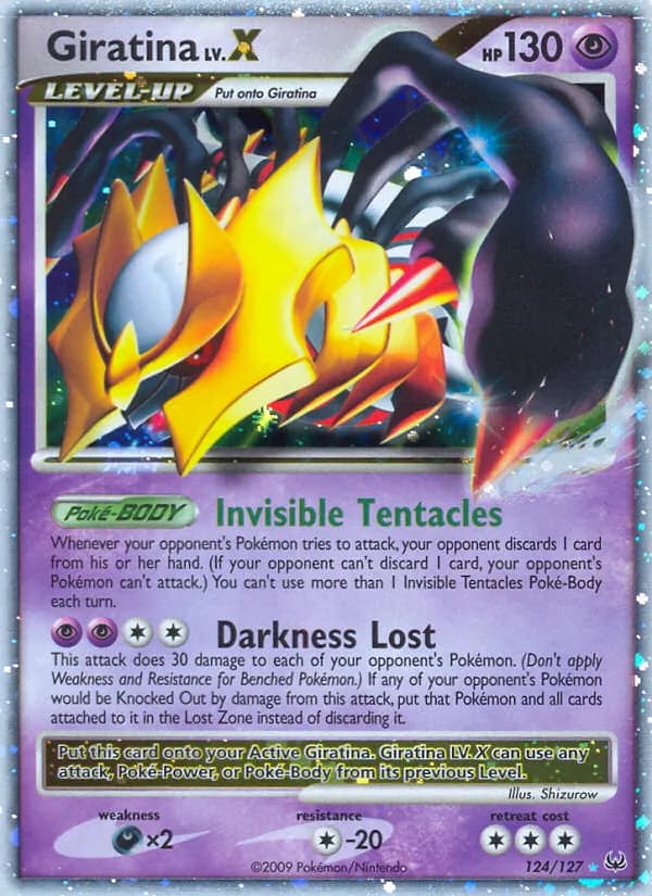 Giratina LV.X 124/127, Platinum