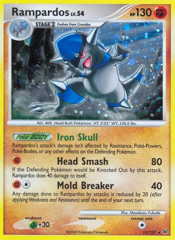 Rampardos 13/127, Platinum