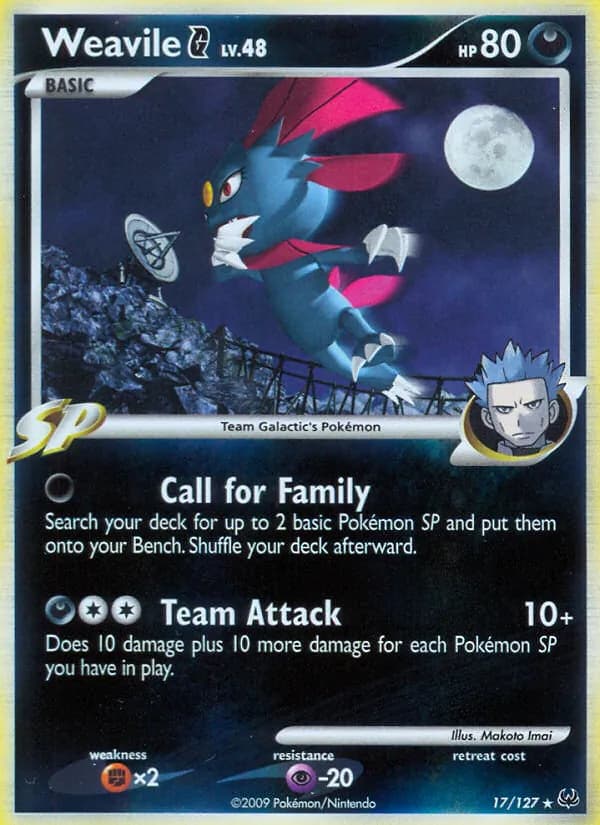 Weavile G 17/127, Platinum