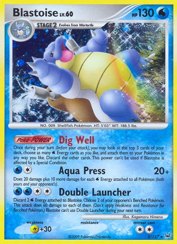 Blastoise 2/127, Platinum
