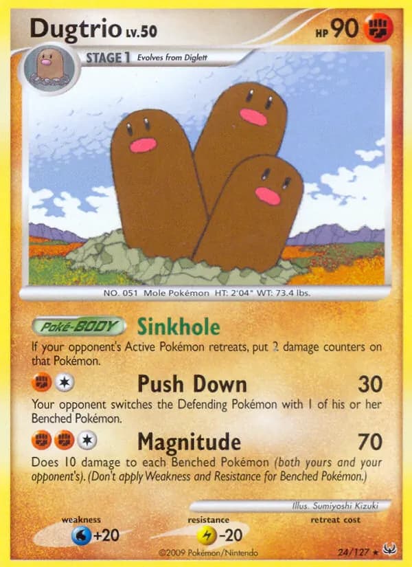 Dugtrio 24/127, Platinum