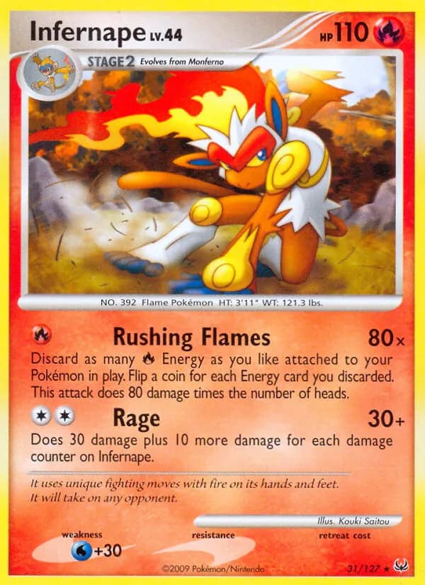 Infernape 31/127, Platinum