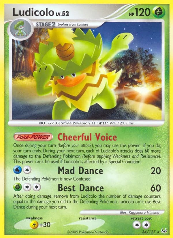 Ludicolo 34/127, Platinum