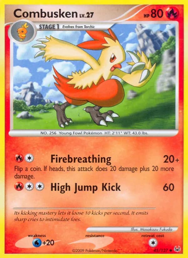 Combusken 45/127, Platinum
