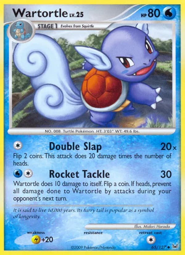Wartortle 65/127, Platinum