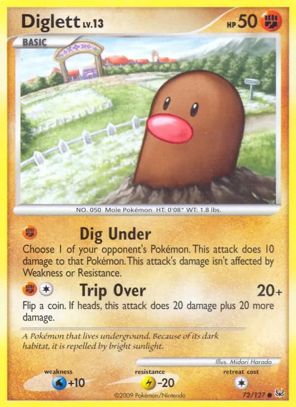 Diglett 72/127, Platinum