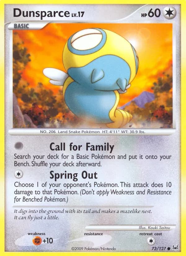 Dunsparce 73/127, Platinum