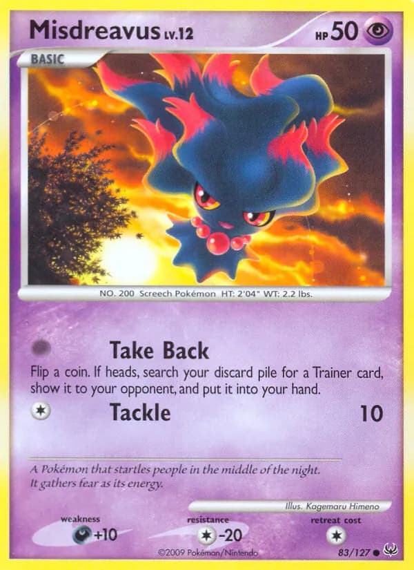 Misdreavus 83/127, Platinum