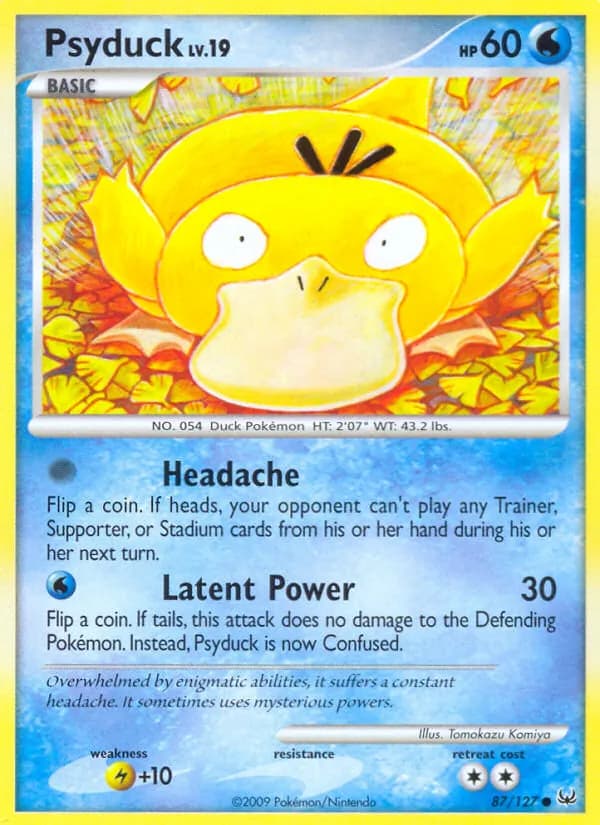Psyduck 87/127, Platinum