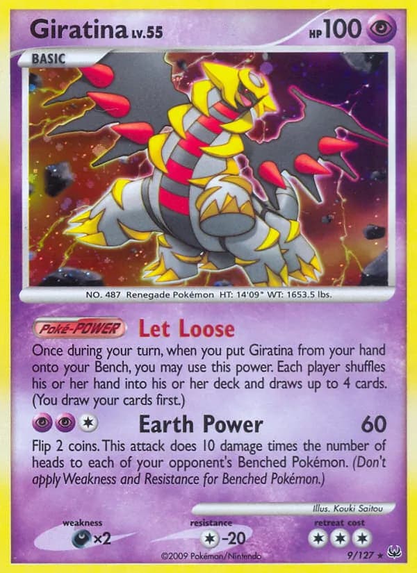 Giratina 9/127, Platinum
