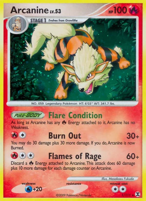 Arcanine 1/111, Rising Rivals